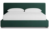 Grayton Joya Green 44" Upholstered Platform Bed