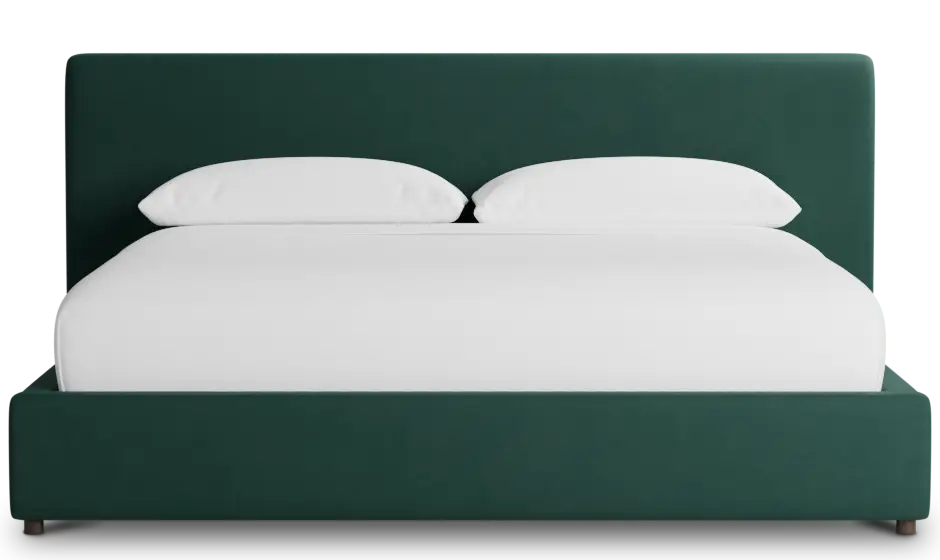 Grayton Joya Green 44" Upholstered Platform Bed Grayton Joya Green 44" Upholstered Platform Bed