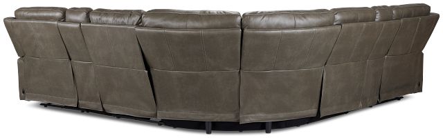 Jayden Gray Micro Large Triple Power Reclining Two-arm Sectional