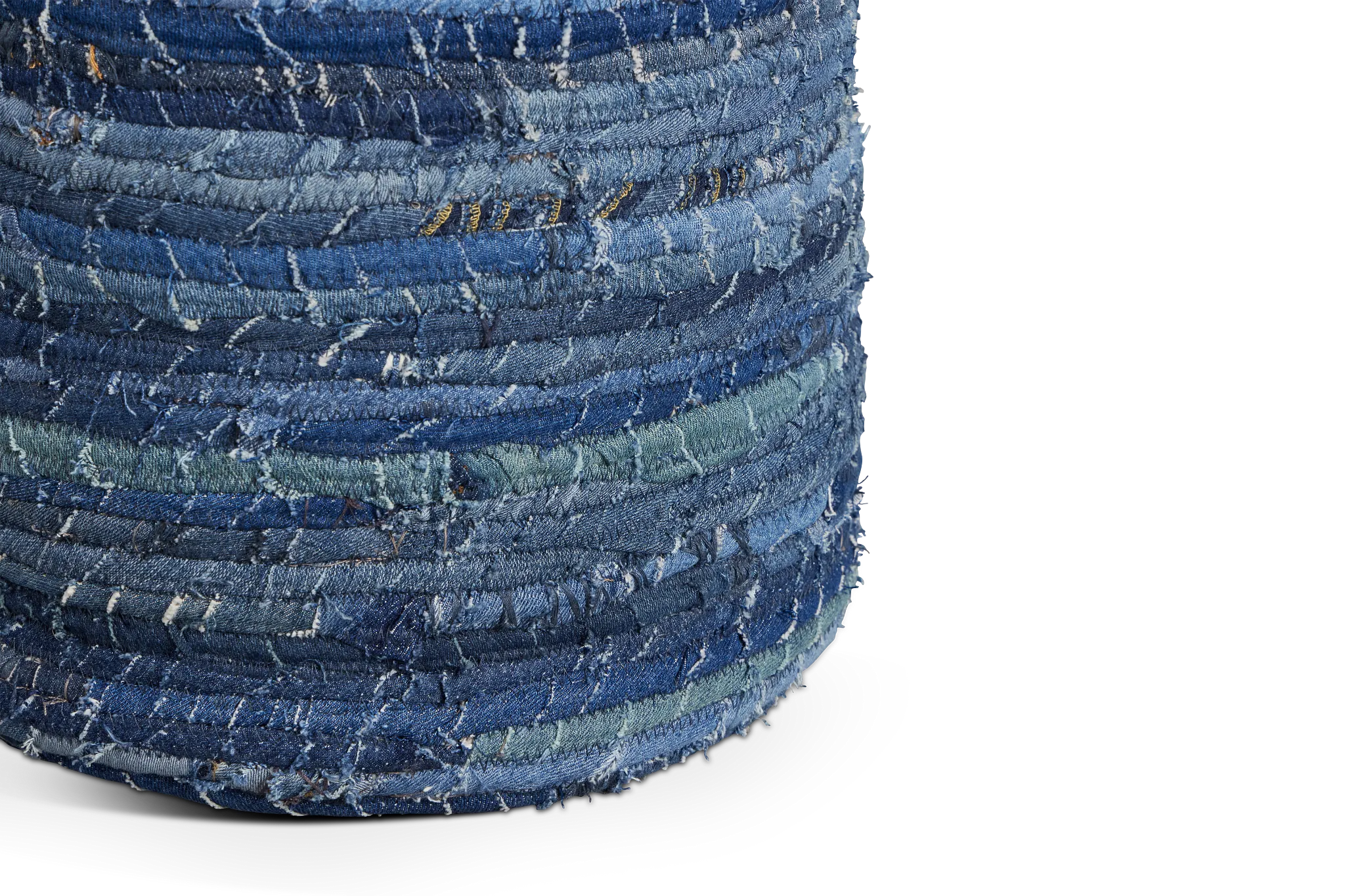 Ira Dark Blue Set Of 3 Basket