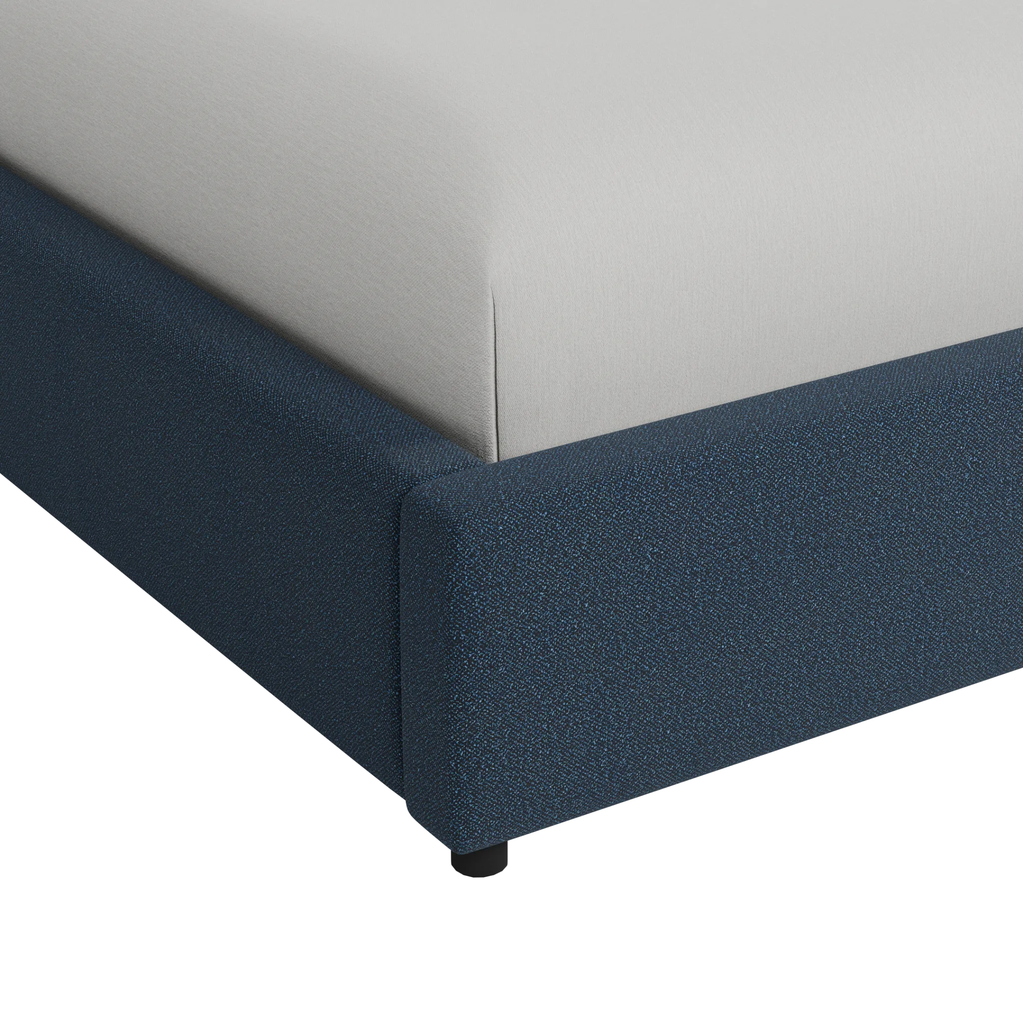 Grayton Elite Navy 54" Upholstered Platform Bed