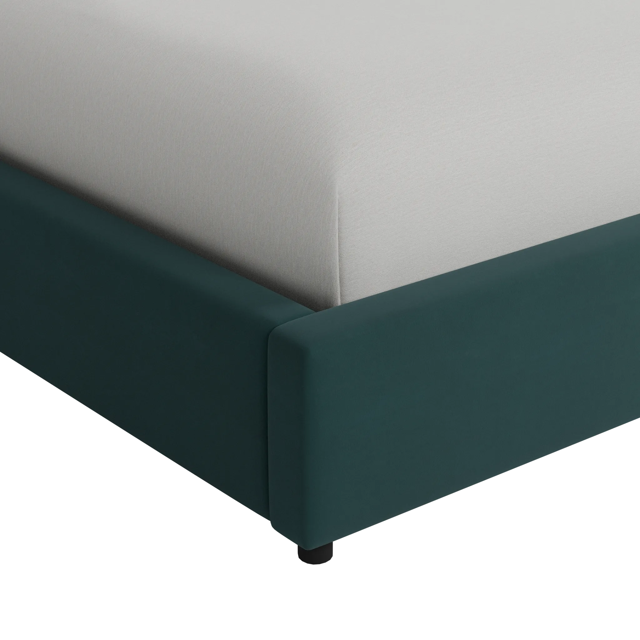 Grayton Joya Green 54" Upholstered Platform Bed