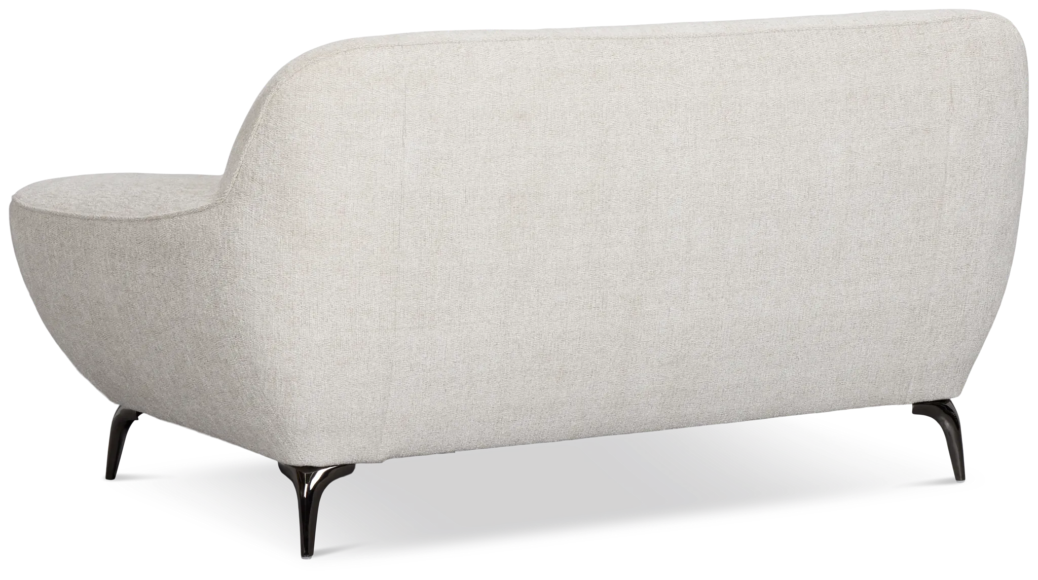 Zoey Light Beige Fabric Loveseat