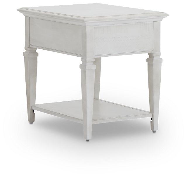 Sonoma Ivory Rectangular End Table