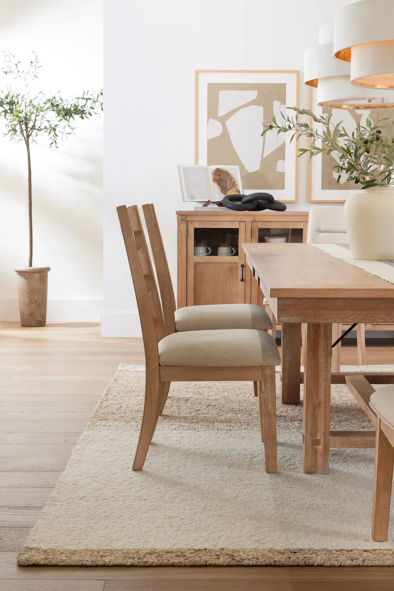 Park City Light Tone Slat Side Chair