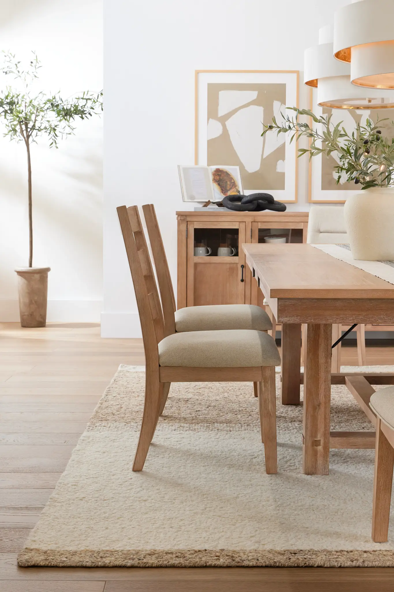 Park City Light Tone Slat Side Chair Park City Light Tone Slat Side Chair