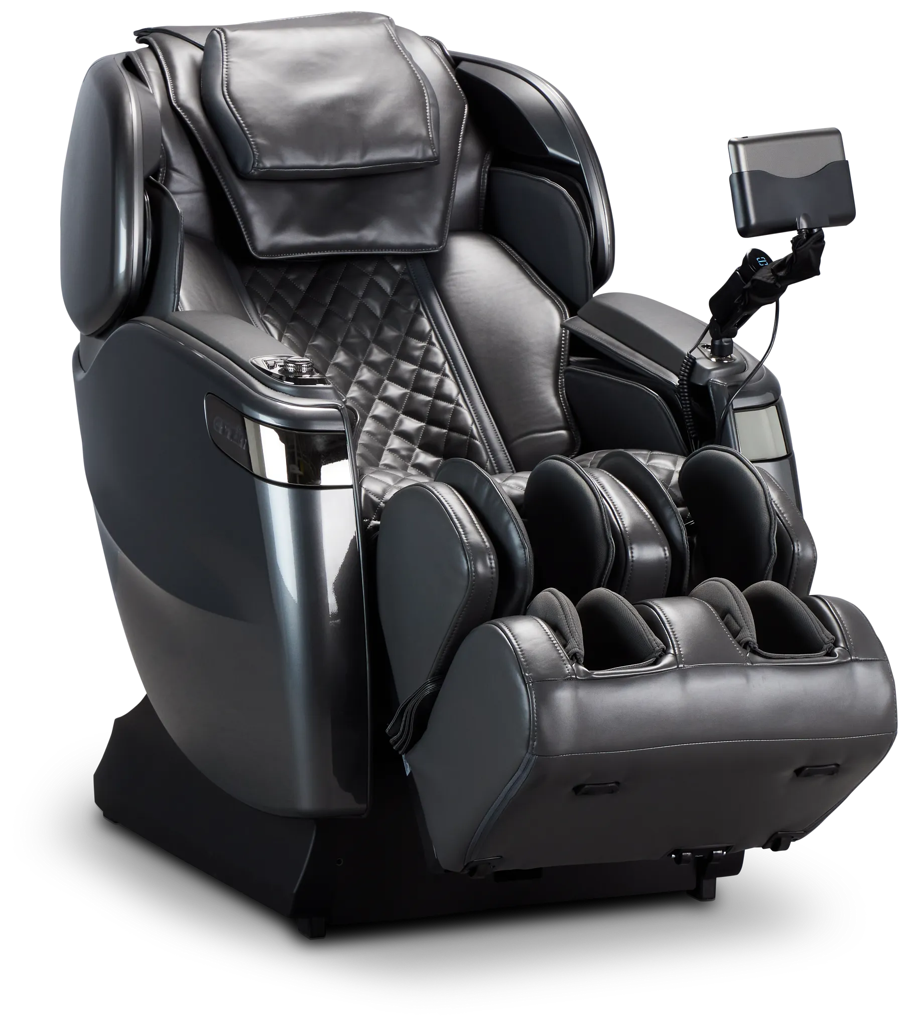 Qi Xe Dark Gray Micro Massage Chair