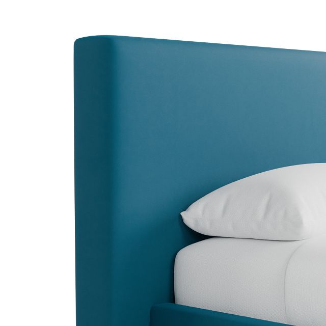 Grayton Joya Teal 44" Upholstered Platform Bed