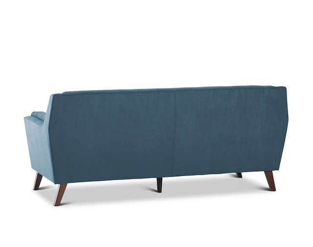 Tahoe Dark Blue Fabric Sofa (4)