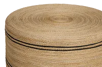 Carvo Light Tone Woven Round Coffee Table