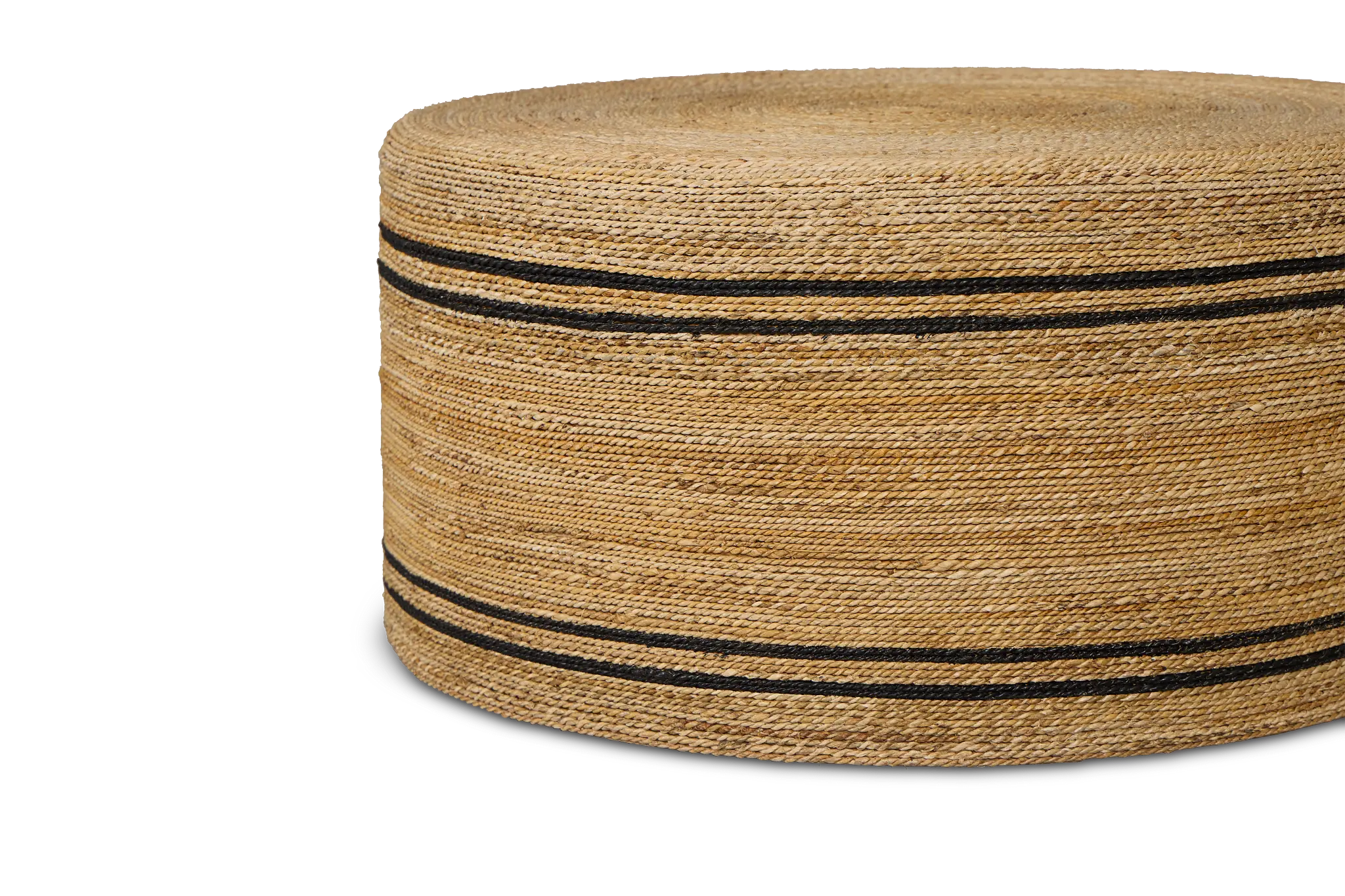 Carvo Light Tone Woven Round Coffee Table Carvo Light Tone Woven Round Coffee Table