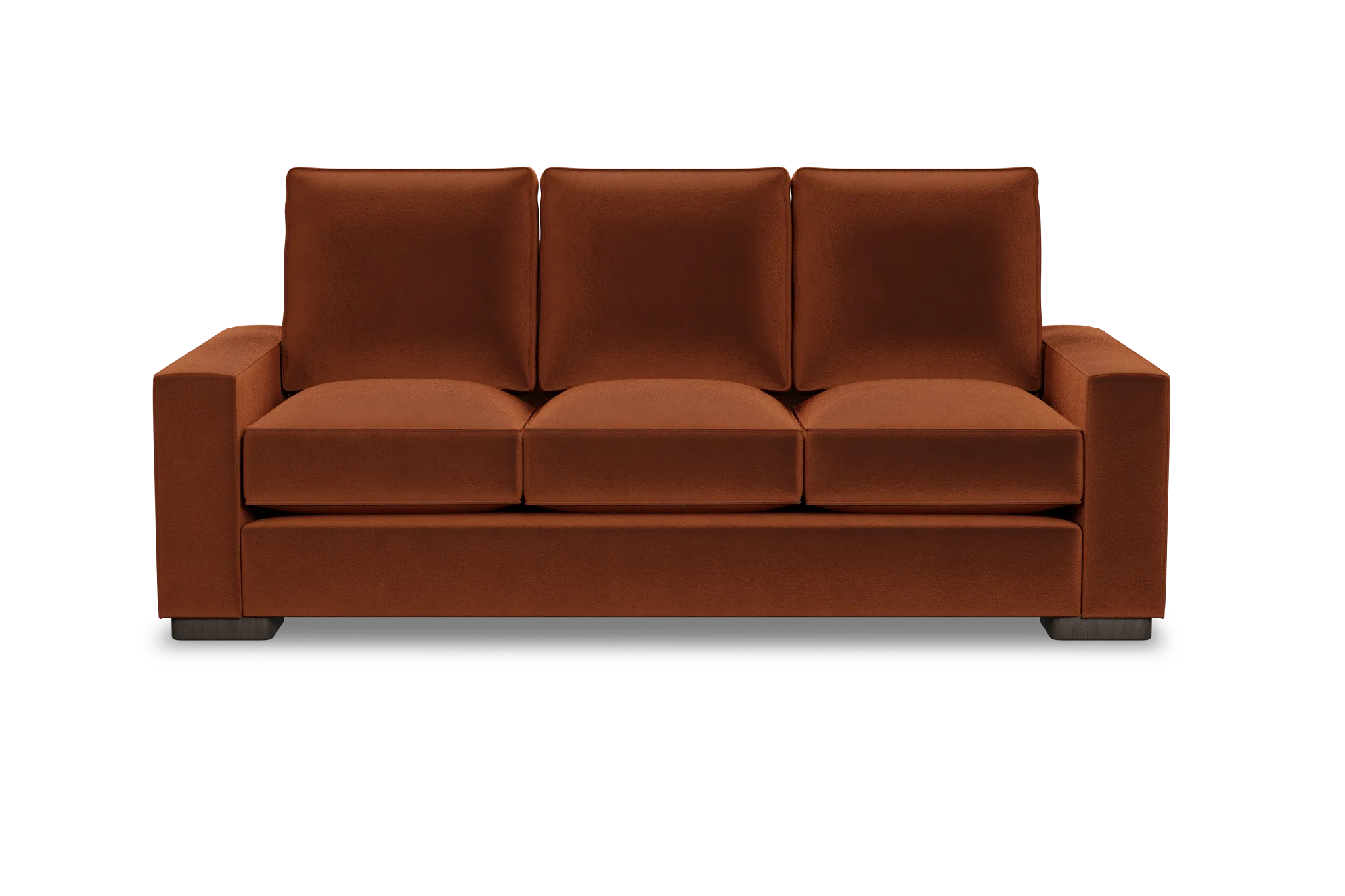 Edgewater Joya Orange 84" Sofa W/ 3 Cushions