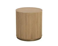Delphi Light Tone Round End Table