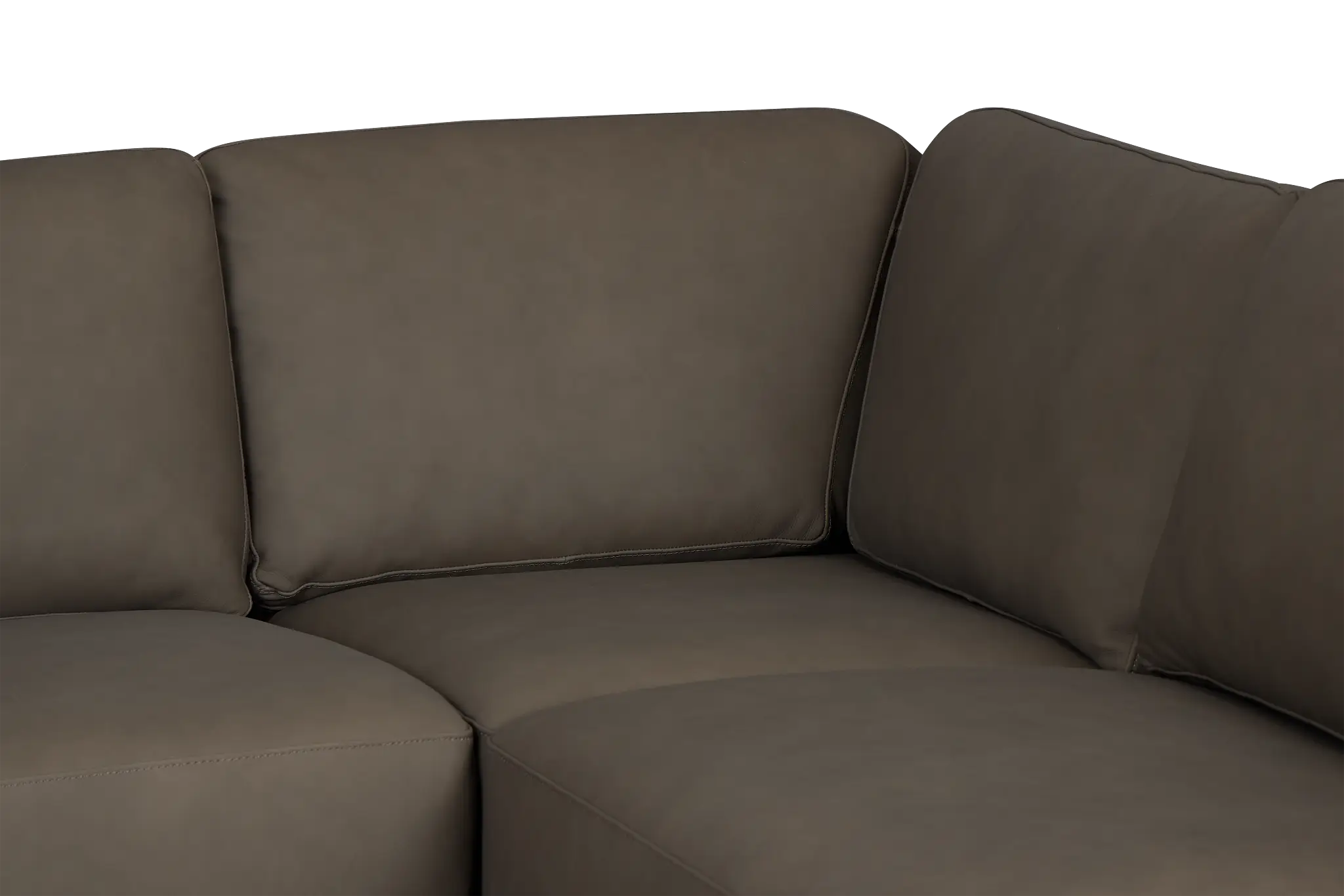 Kellan Dark Gray Leather Large Right Chaise Sectional Kellan Dark Gray Leather Large Right Chaise Sectional