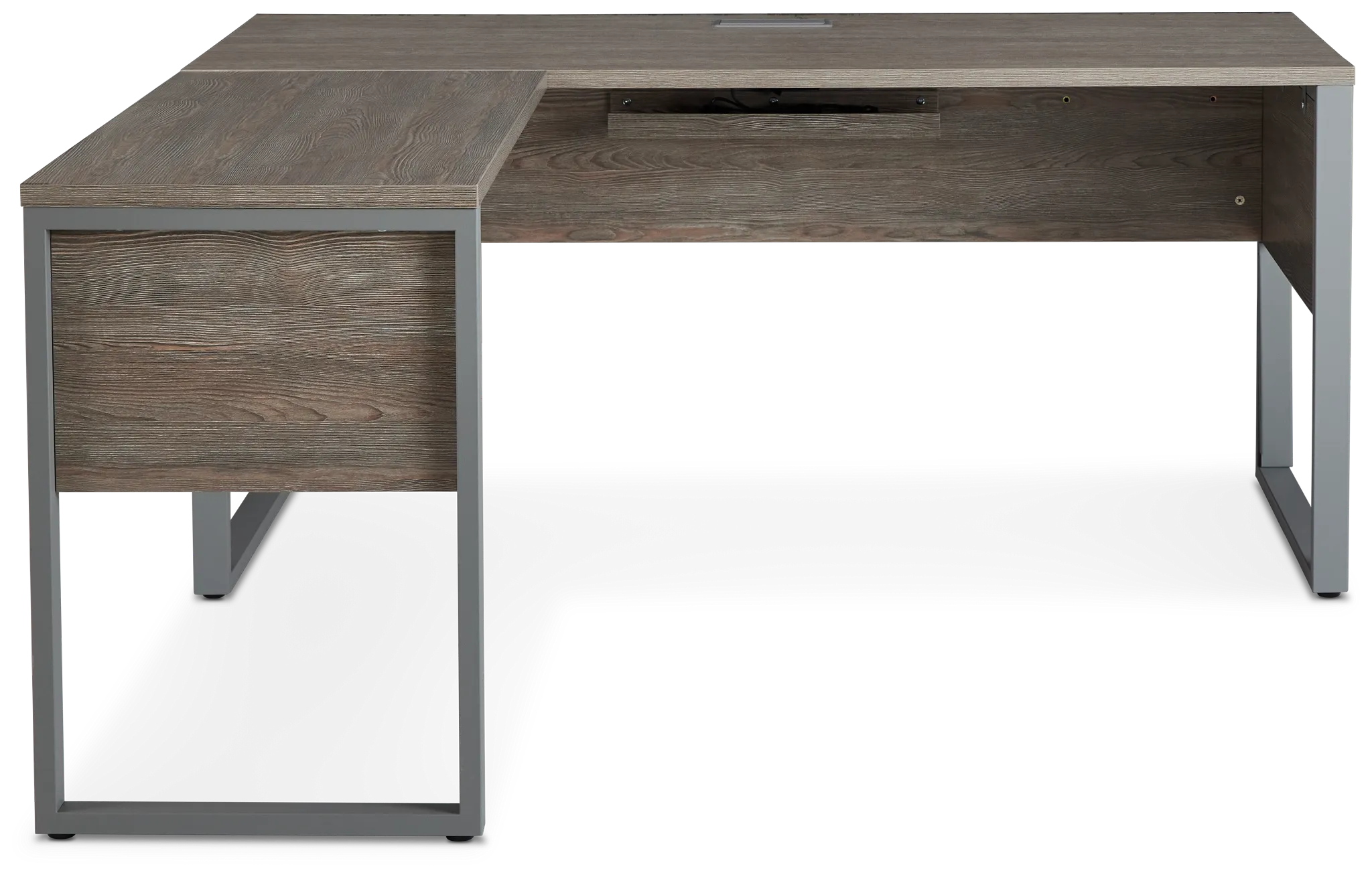 Clark Gray 47" Return Desk