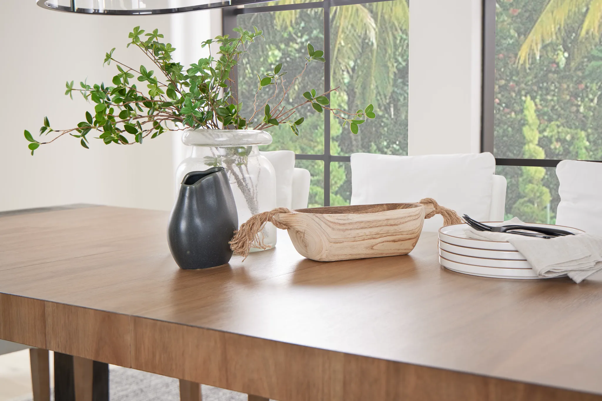 Visalia Black Small Vase