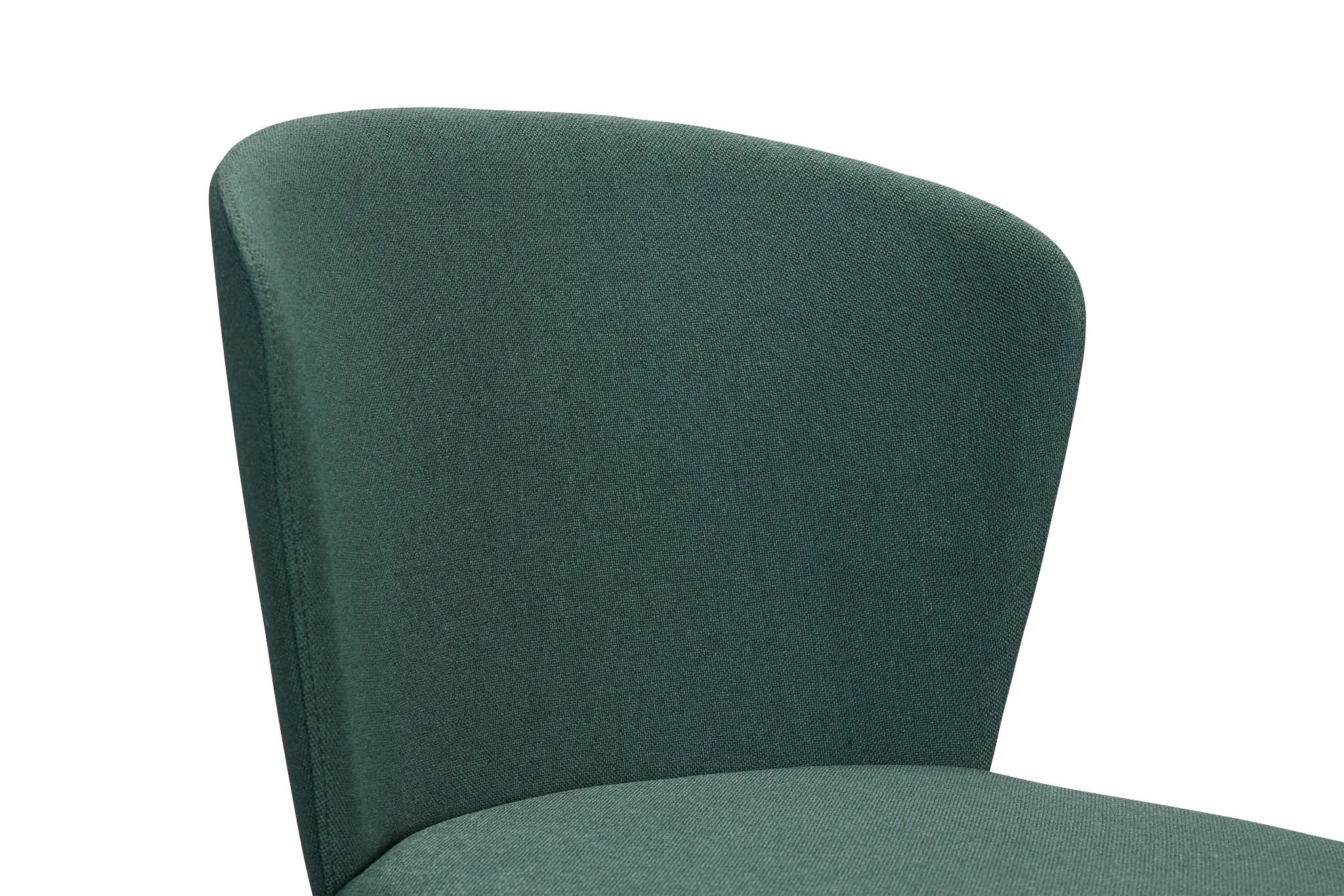 Nomad Dark Green Upholstered Side Chair With Mid Tone Legs Nomad Dark Green Upholstered Side Chair With Mid Tone Legs