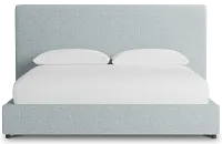 Grayton Natural Beauty Light Blue 54" Upholstered Platform Bed