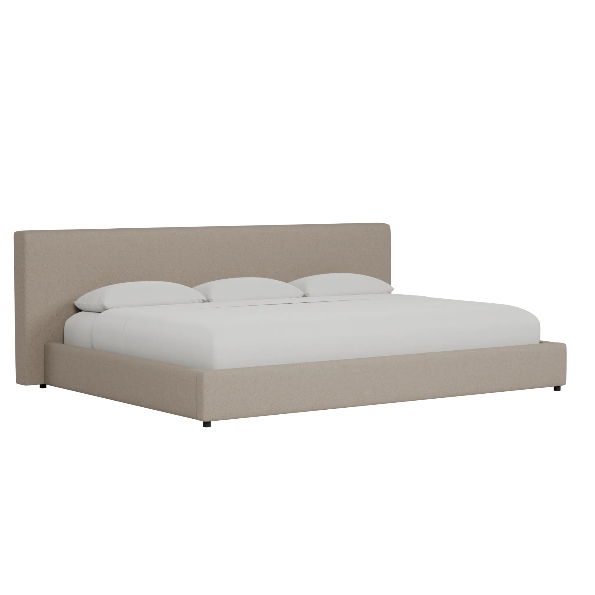 Grayton Elite Brown 44" Upholstered Platform Bed