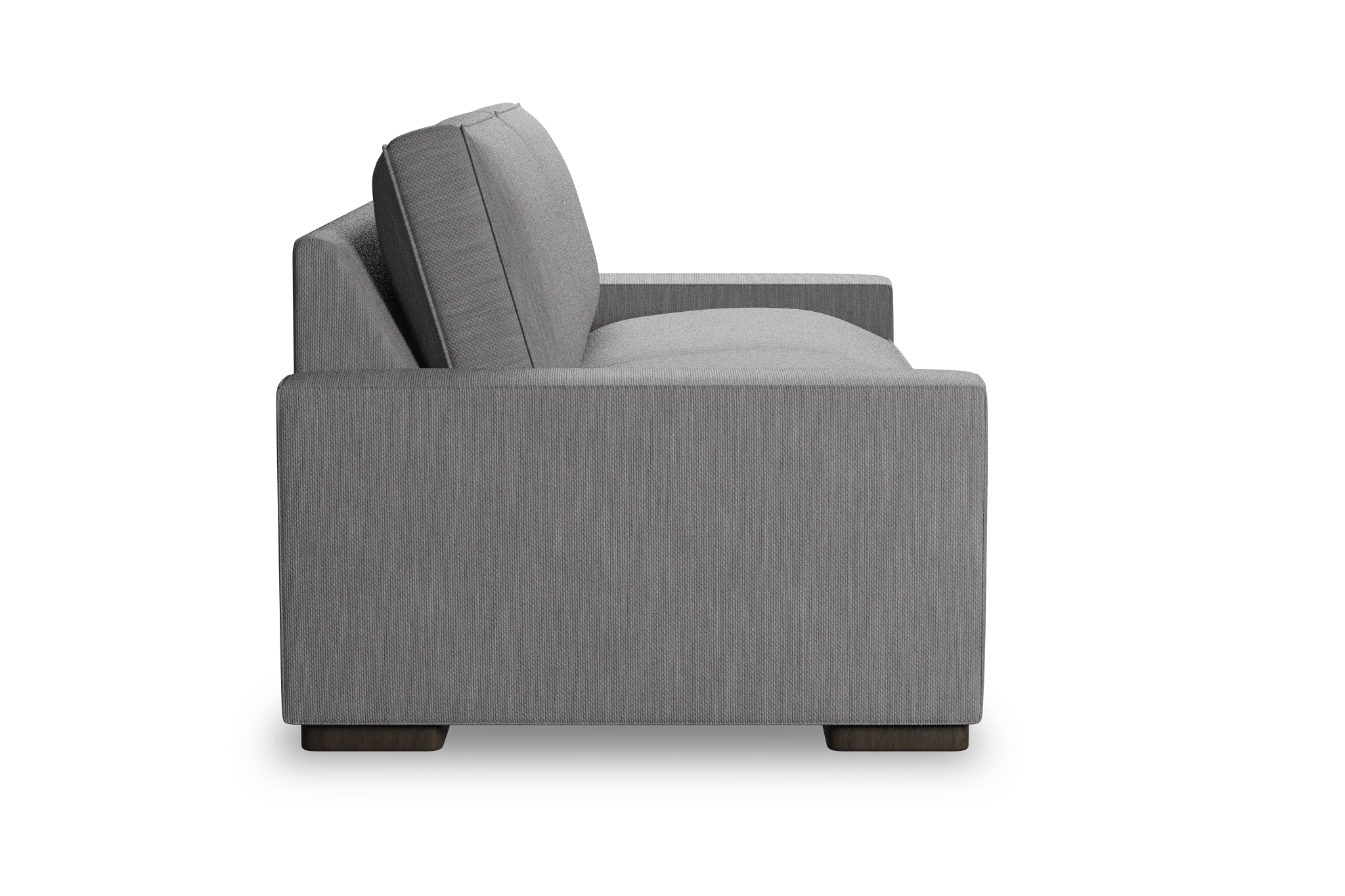 Edgewater Revenue Gray 84" Sofa W/ 2 Cushions