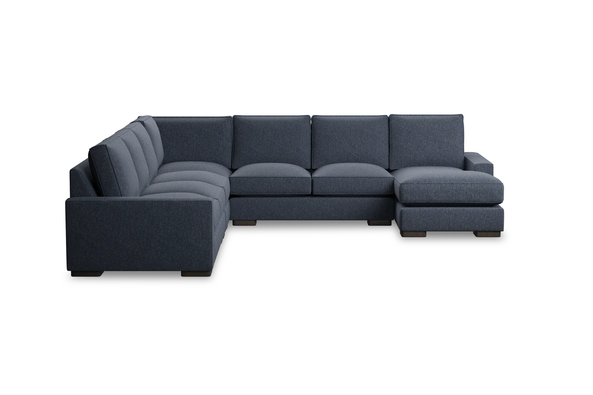 Edgewater Maguire Blue Large Right Chaise Sectional