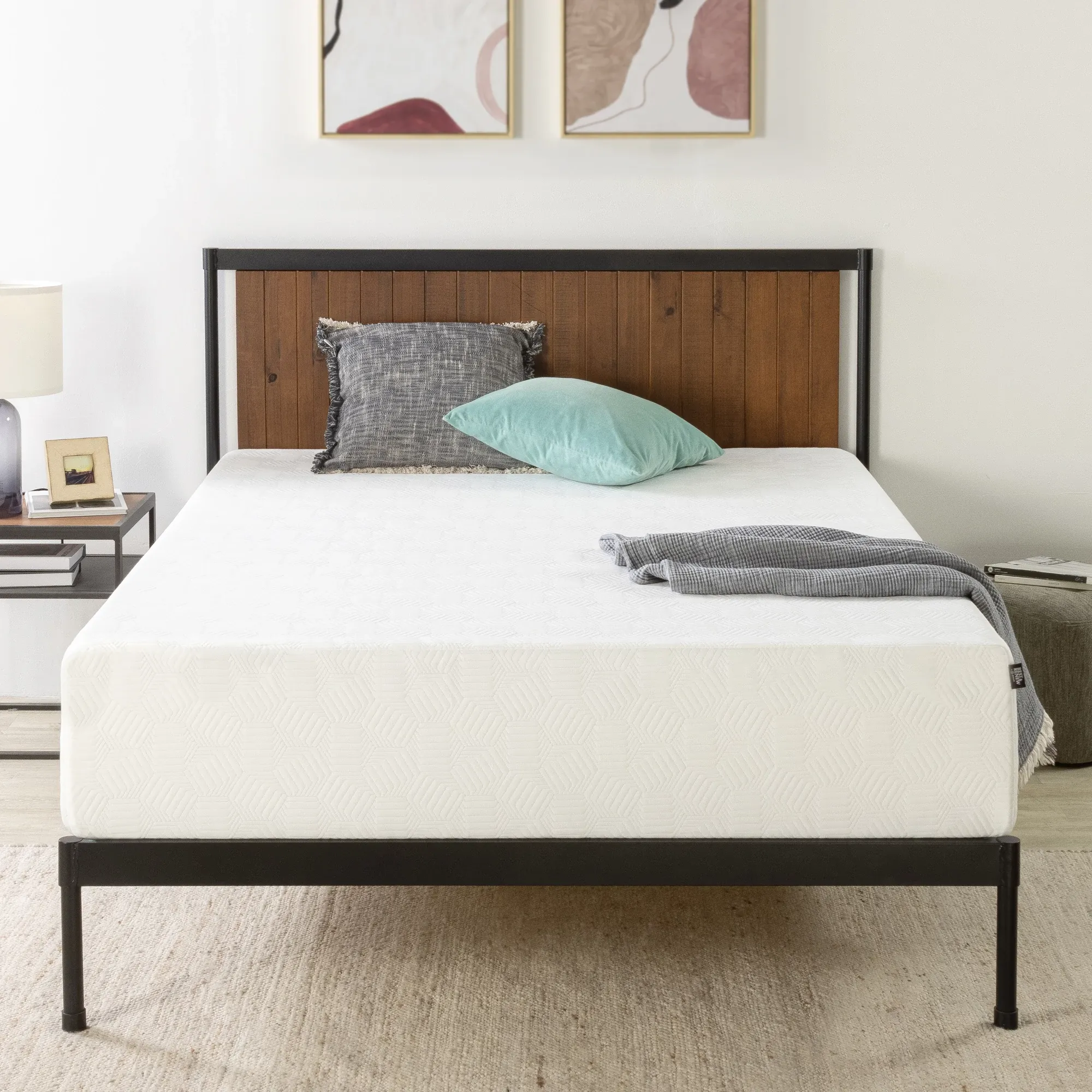 Rest & Renew By Zinus Gel Memory Foam Mattress 10" Cush Firm Mattress