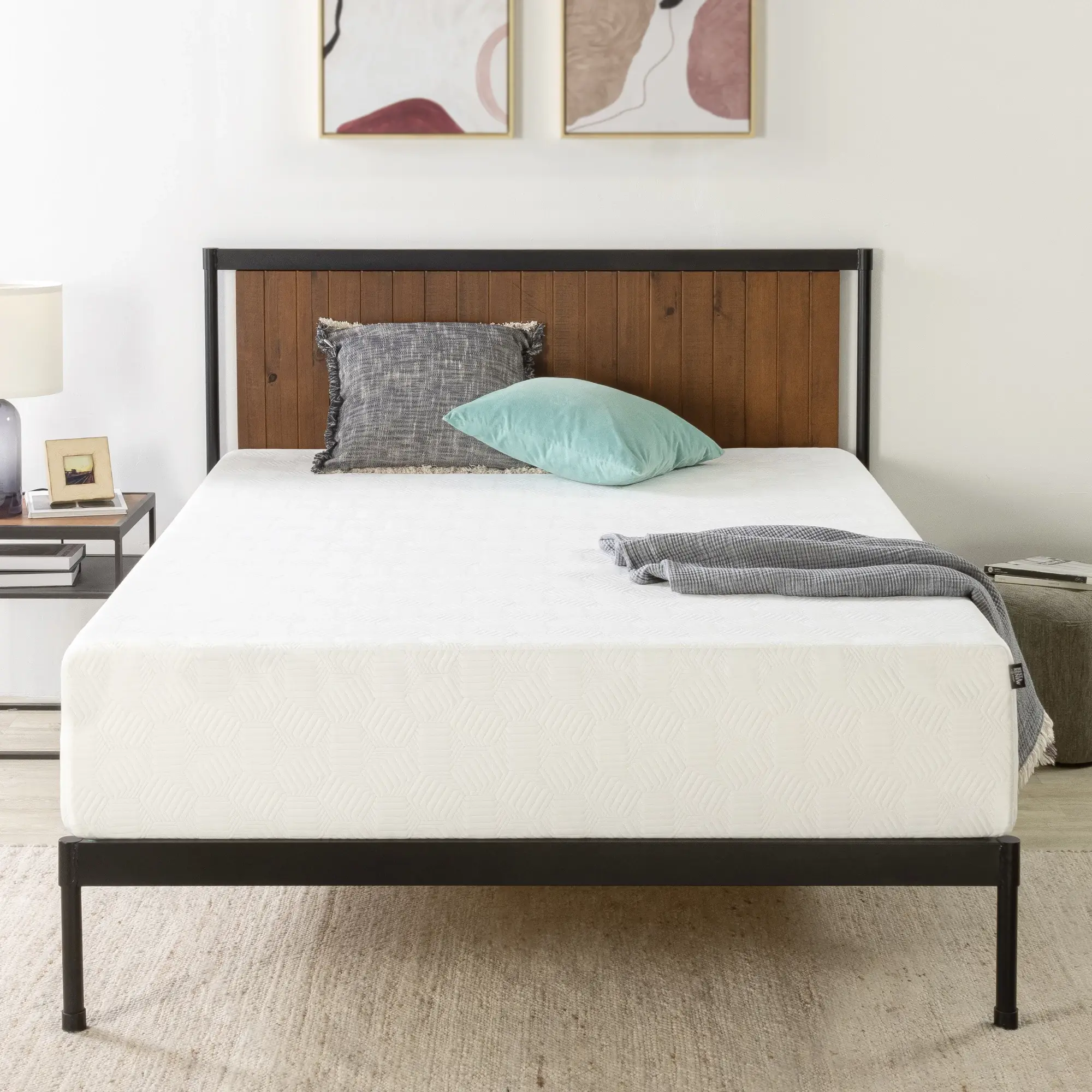 Rest & Renew By Zinus Gel Memory Foam Mattress 10" Cush Firm Mattress Rest & Renew By Zinus Gel Memory Foam Mattress 10" Cush Firm Mattress