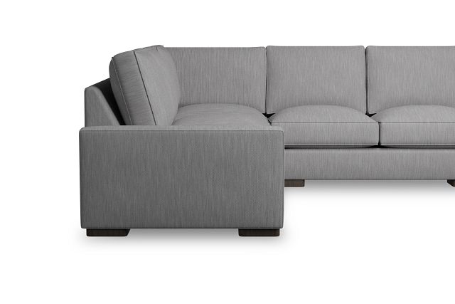 Edgewater Revenue Gray Medium Right Chaise Sectional