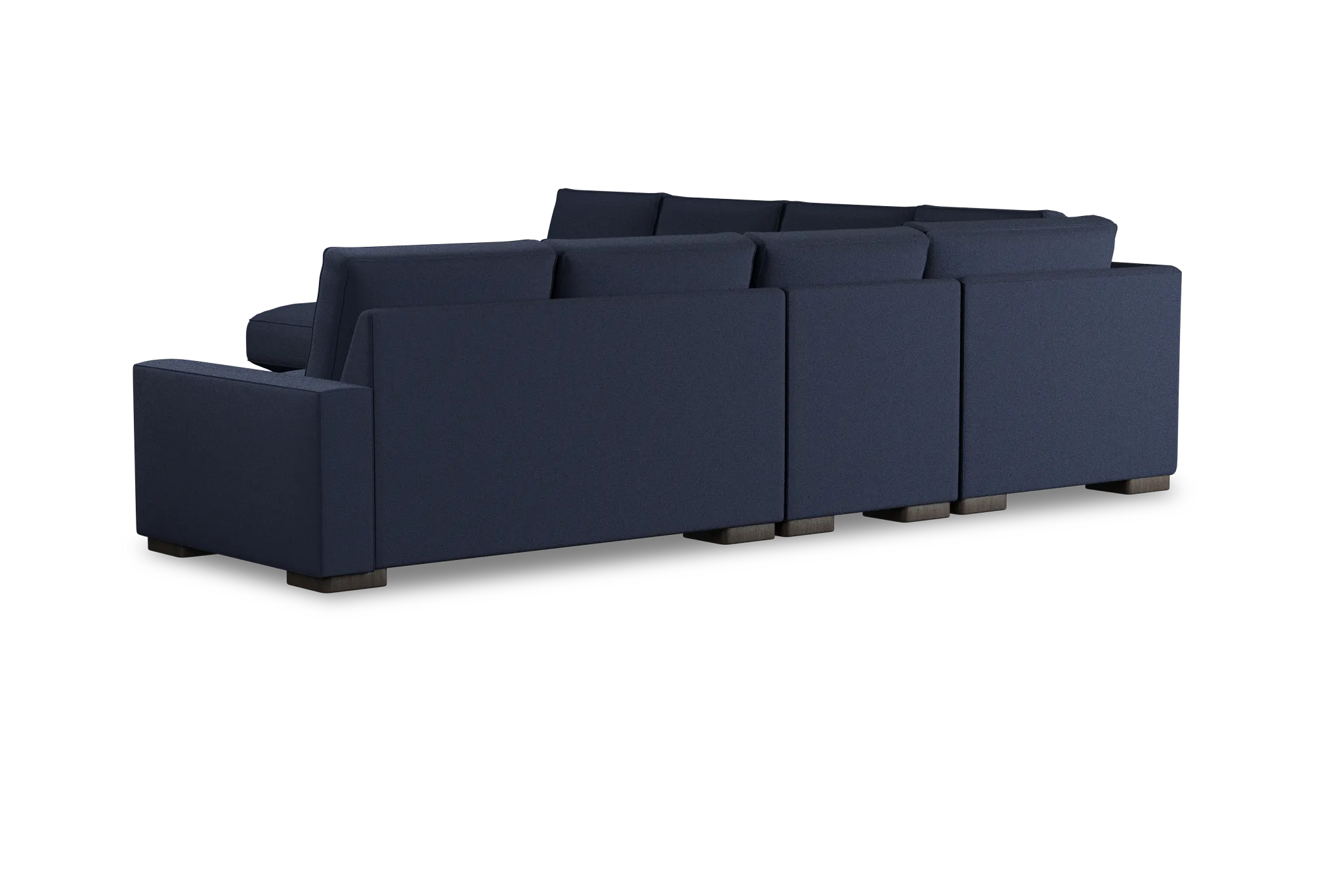 Edgewater Peyton Dark Blue Large Left Chaise Sectional