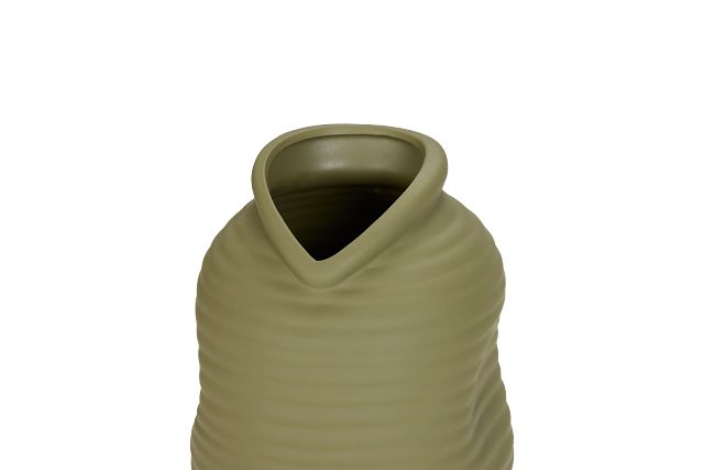 Orla Dark Green Medium Vase