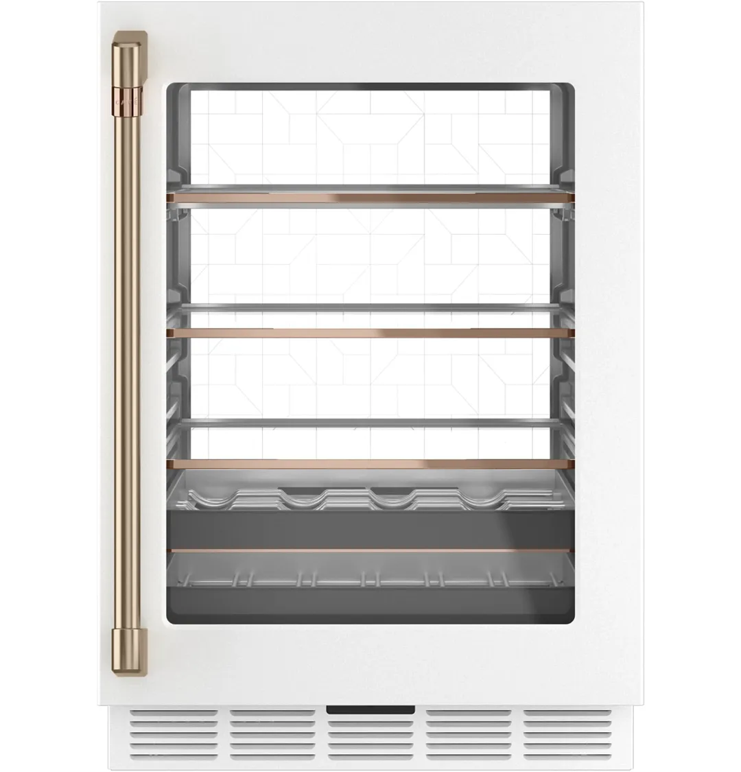 Cafe 06 Series White Beverage Center
