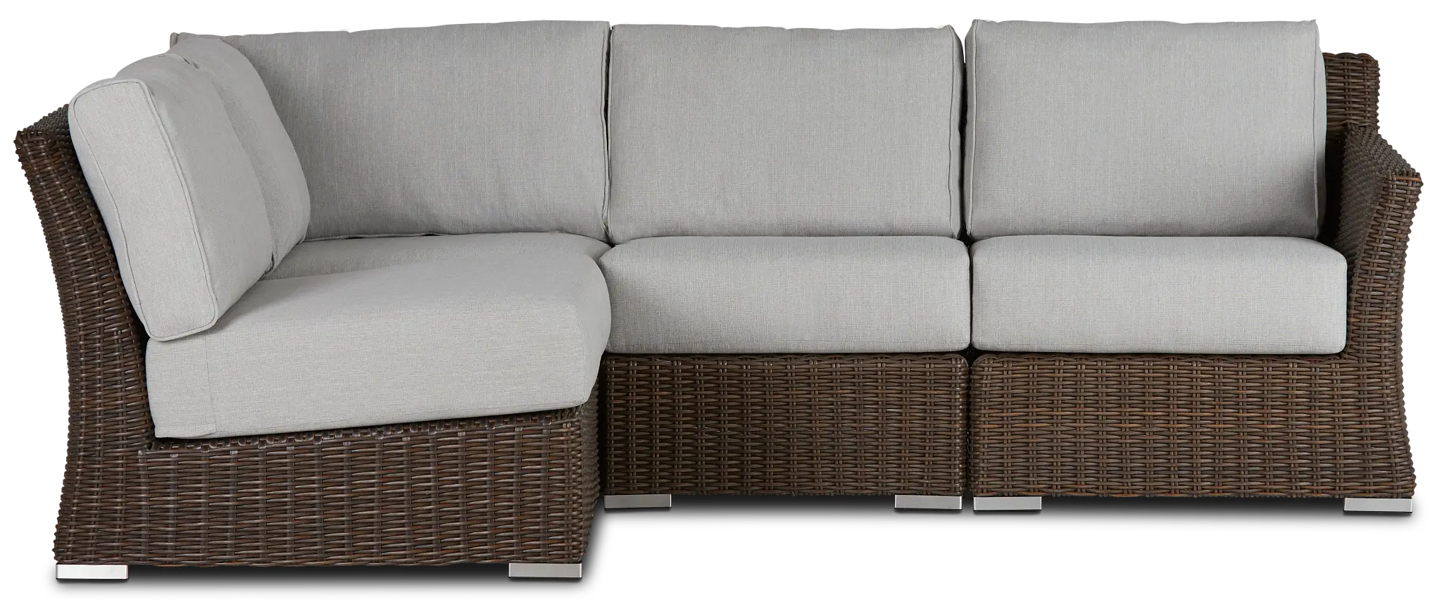 Southport Gray Right 4-piece Modular Sectional Southport Gray Right 4-piece Modular Sectional