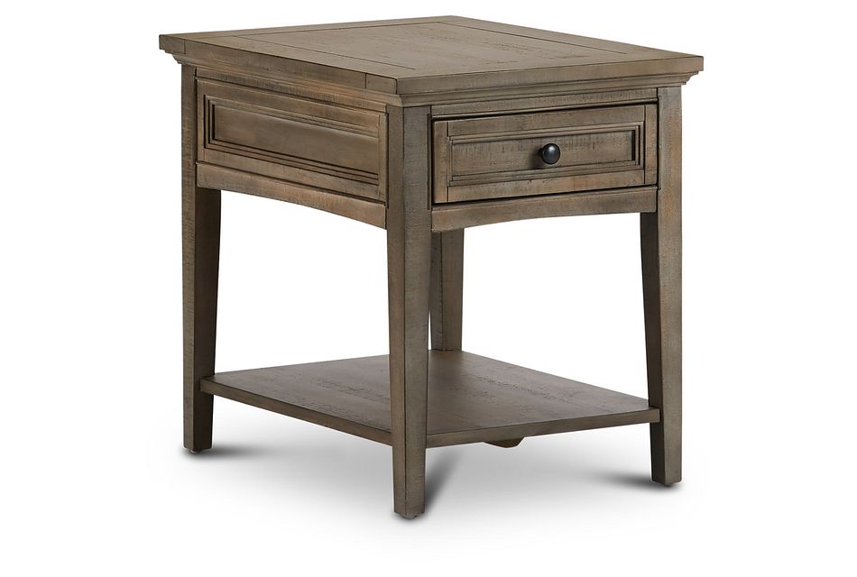 Heron Cove LIGHT TONE Rectangular End Table, (2)