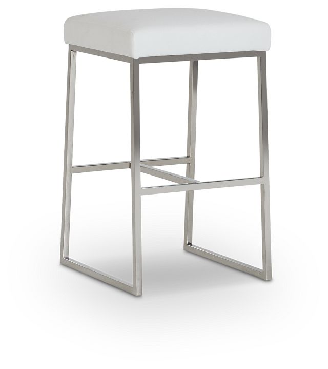 Miami Whitefabric 30" Stool