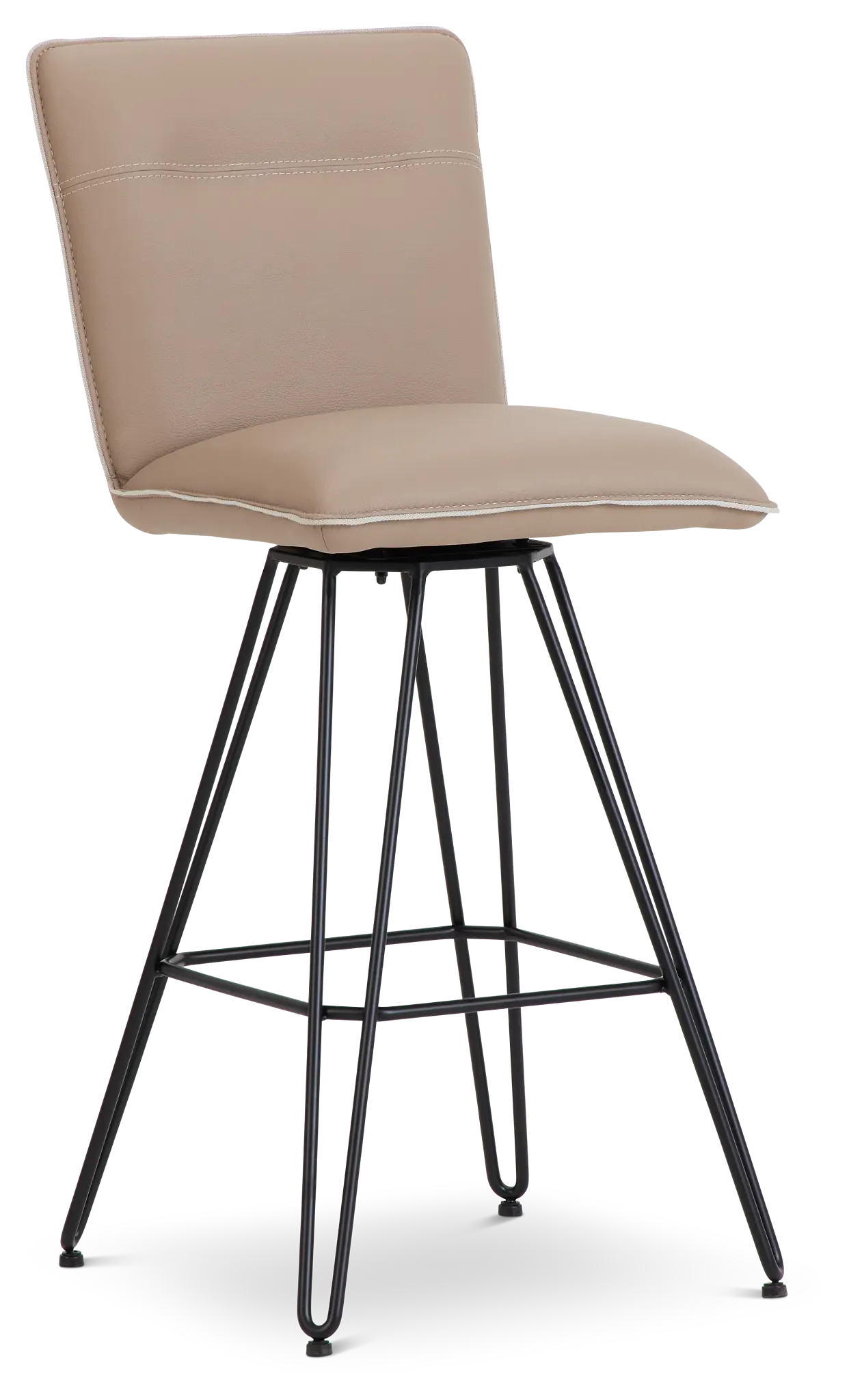 Demi Taupeswivel 30" Upholstered Barstool Demi Taupeswivel 30" Upholstered Barstool