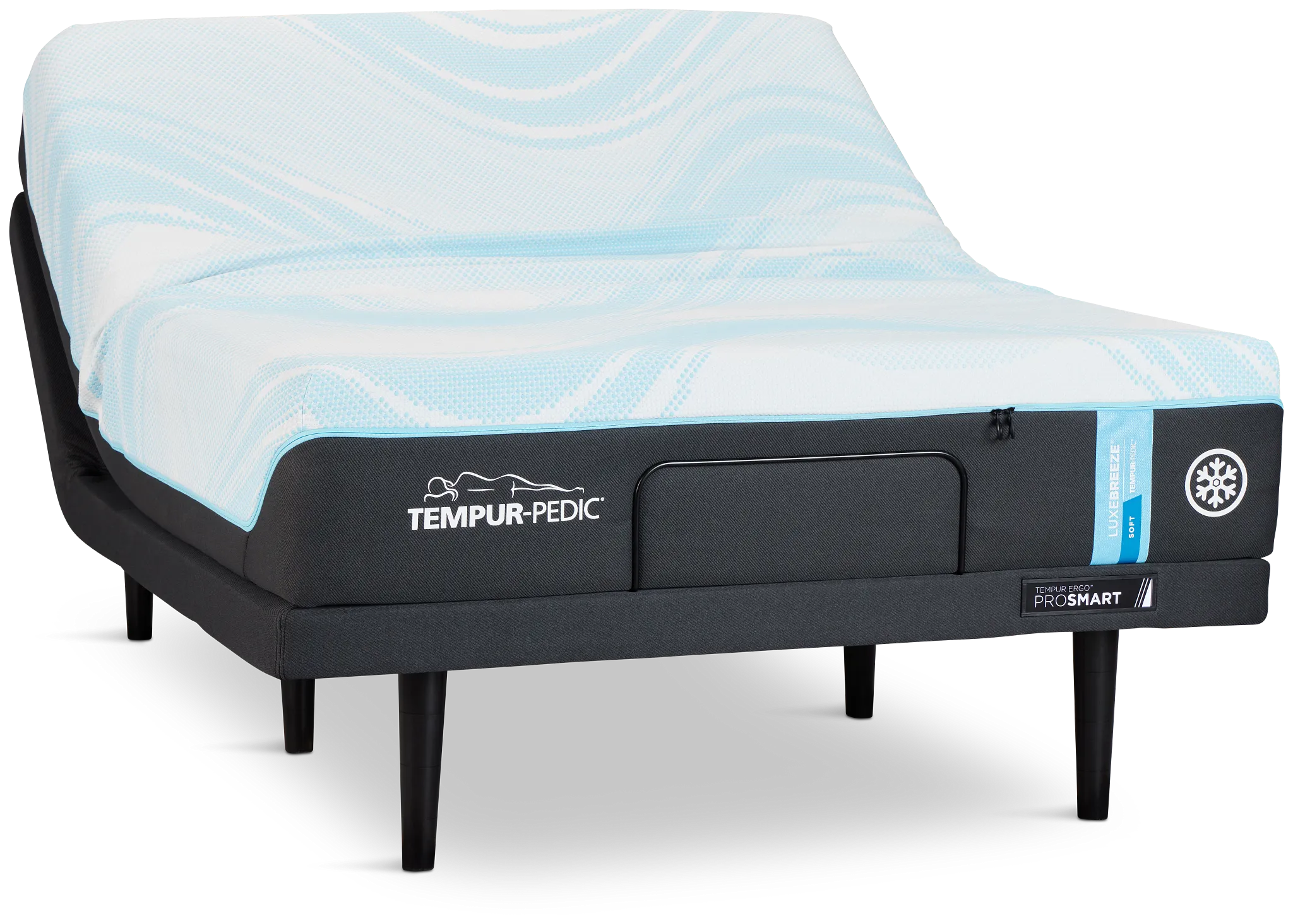 Tempur-pedic Tempur-luxebreeze Soft Ergo Prosmart Adjustable Mattress Set