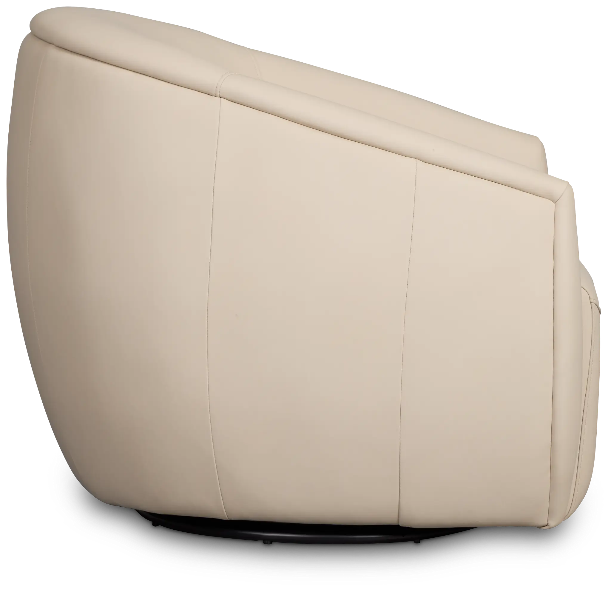 Kellan Ivory Leather Swivel Chair Kellan Ivory Leather Swivel Chair