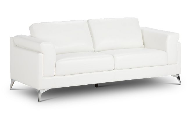 Gianna White Micro Sofa