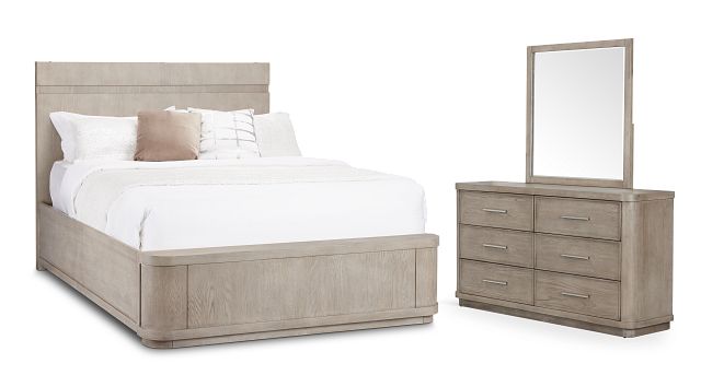 Soho Light Tone Platform Bedroom