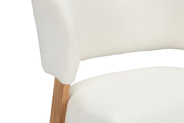 Malibu White Upholstered Side Chair