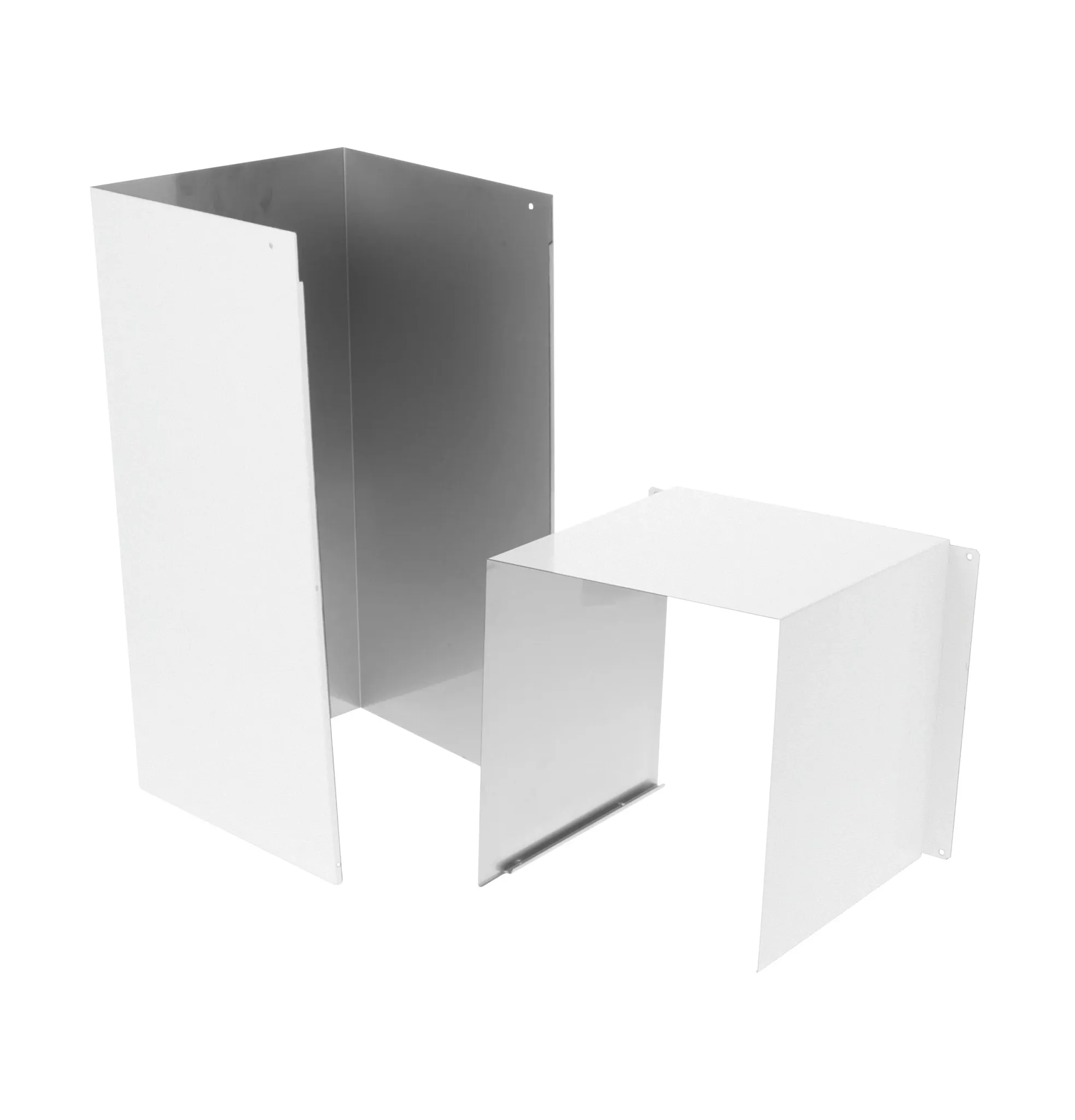 Ge Cafe 10 Series White Duct Cover Extension