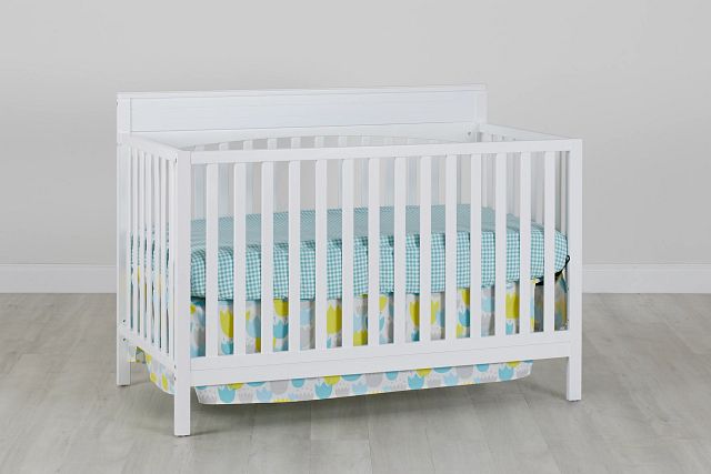 Parker White 4-in-1 Crib