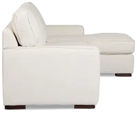 Sinclair Light Beige Fabric Small Right Chaise Sectional