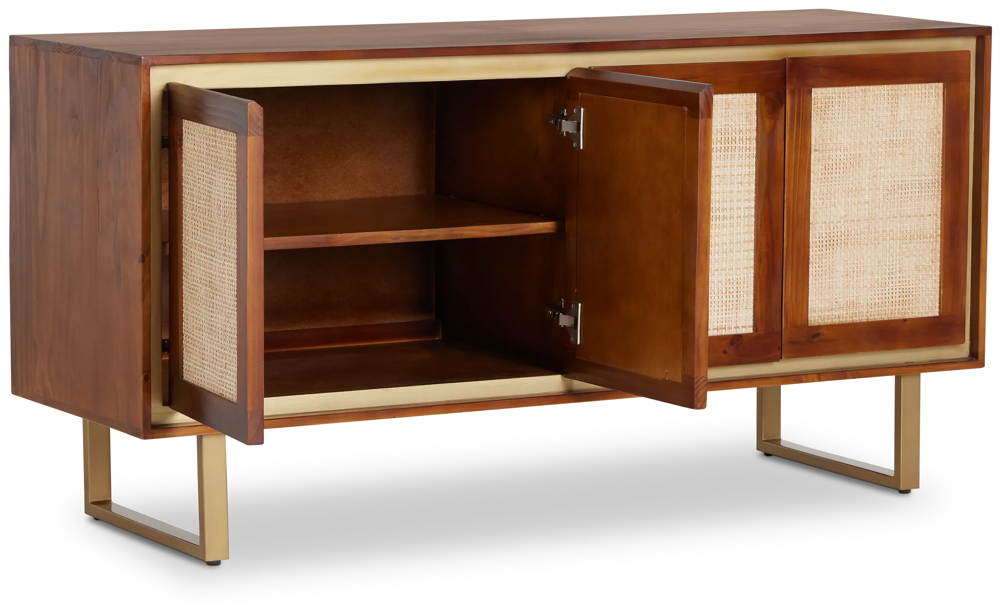 Briar Mid Tone Four-door Cabinet