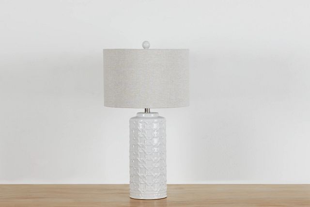 Marina White Table Lamp
