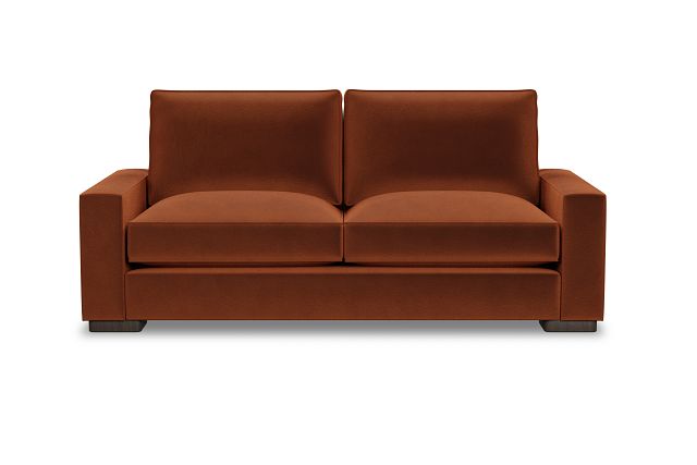 Edgewater Joya Orange 84" Sofa W/ 2 Cushions