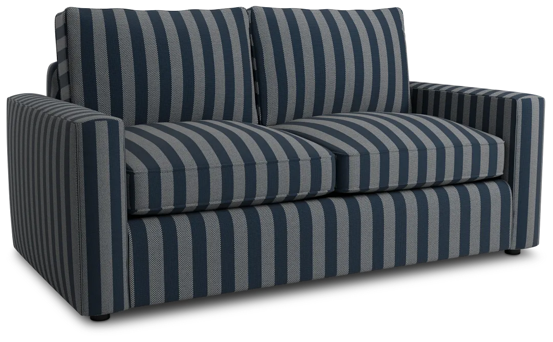 Siesta Sea Lane Dark Blue Fabric Innerspring Sleeper