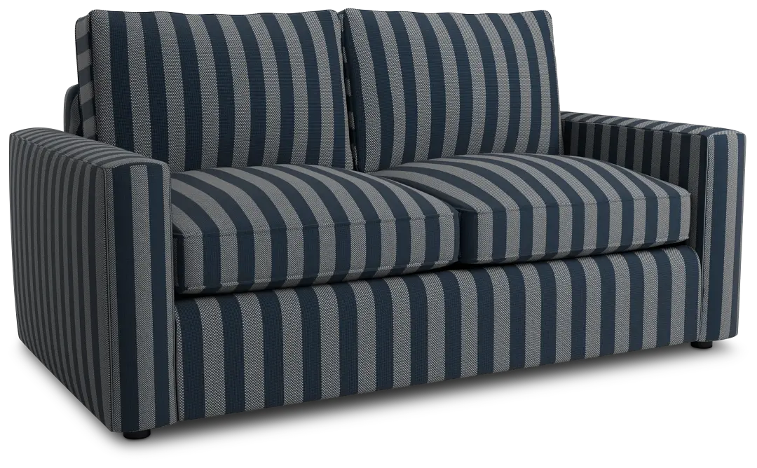 Siesta Sea Lane Dark Blue Fabric Innerspring Sleeper Siesta Sea Lane Dark Blue Fabric Innerspring Sleeper