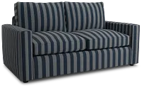 Siesta Sea Lane Dark Blue Fabric Innerspring Sleeper