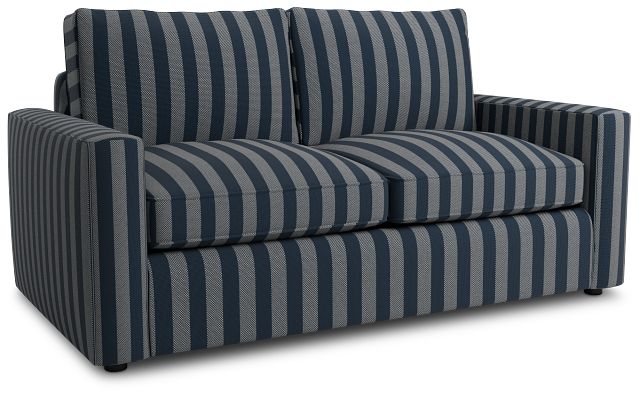 Siesta Sea Lane Dark Blue Fabric Innerspring Sleeper